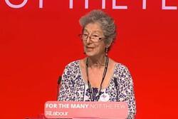 Naomi Wimborne-Idrissi speaking at the 2017 Labour conference