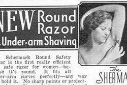 Women's Razor Advertisement circa 1930s, cropped