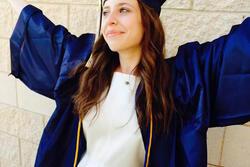 High School Graduation Photo of Rising Voices Fellow Ariela Basson 