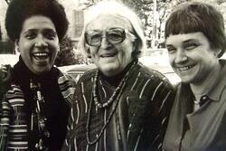 Audre Lorde, Meridel Lesueur, and Adrienne Rich, 1980