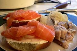 Bagel, Lox, and Cream Cheese