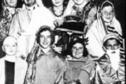 Bella Abzug and Others in a Purim Play, New York City, 1934