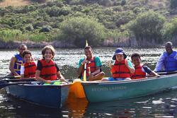 Canoeing at Camp Bechol Lashon