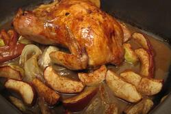 Rosh Hashanah Chicken with Cinnamon and Apples