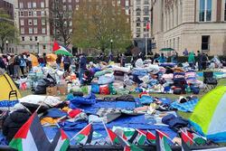 Columbia Reinstated Gaza Solidarity Encampment Tents