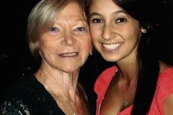 Adina Karpuj and her Grandmother, Esther Rebeca Leibowich de Bortz, circa 2011