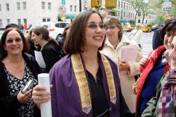 Rabbi Leah Berkowitz at her Ordination