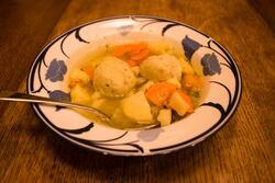 Vegetarian Matzoh Ball Soup Final 