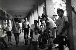 Ellida Geyra on film set 2