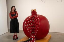 Artist Evie Metz and 613 Sculpture