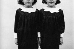 "Identical Twins, Roselle, New Jersey 1967" by Diane Arbus