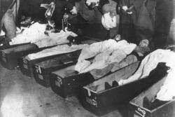 Triangle Factory Fire Victims at the 26th Street Pier Morgue, 1911