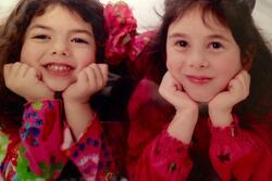 Rising Voices Fellow Lilah Peck with her sister Adina