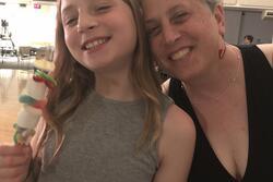 Elana Moscovitch and her daughter