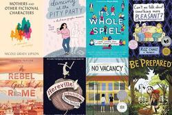 Collage of books about Jewish motherhood