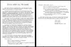 Ezrat Nashim's "Jewish Women Call for Change," March 14, 1972