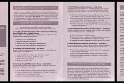 Jewish Women Ensuring the Future: Identity, Money and Change Symposium Program, November 1995