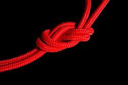 Red Rope Stock Image