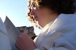 Lisa Feld at the Kotel
