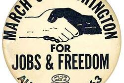 March on Washington Button, 1963
