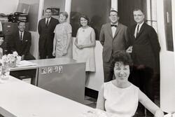 Miriam Rykles in her office, 1968