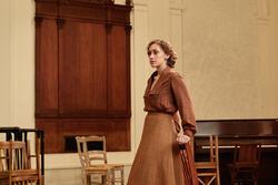 Actress Micaela Diamond starring as Lucille in Parade, 2023