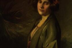 portrait of a woman with dark hair