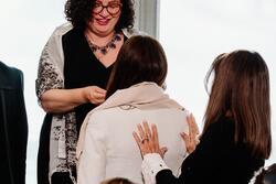 Rabbi Ruth Abusch-Mager Officiating Meredith Marks' Bat Mitzvah