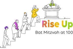 Rise Up: Bat Mitzvah at 100 Logo