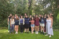 Rising Voices 2023-2024 Group Picture August Retreat