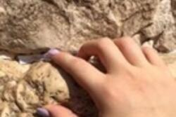 Ruby Russell at the Kotel