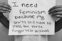 I Need Feminism Sign