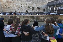 Sophie Edelhart at the Western Wall