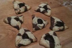 Striped Hamantaschen