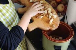 Savoy Curry Making Cholent