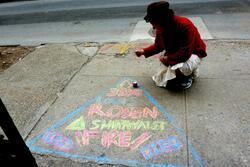 Triangle Fire Chalking Ceremony, March 25, 2010