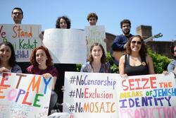 Open Hillel Protest in NYC