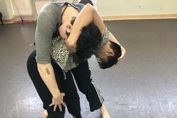 : Vic Marks - rehearsal of Alexx Schilling and Makisig Salcines from "Pastoral" 2019