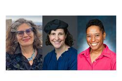 Collage of photos of Dianne Cohler-Esses, Sara Hurwitz, and Sandra Lawson