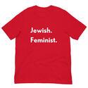 Jewish Feminist Unisex Tee - Red
