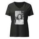 Hedy Lamarr V-Neck - Dark Grey Heather