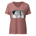 Emma Goldman V-Neck - Heather Mauve
