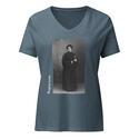 Regina Jonas V-Neck - Heather Slate