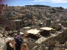 Elana Moscovitch and family in Jerusalem