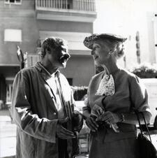Ellida Geyra – “Mrs. Altmann” and “Mr. Ovadia” on the film set