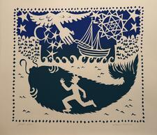 print of Jonah in the whale