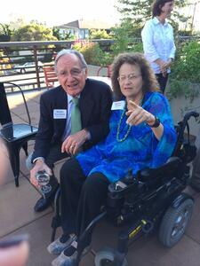 Marilyn Golden and Tom Harkin