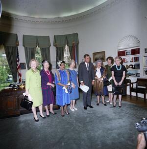 Bessie Margolin at the White House in 1963