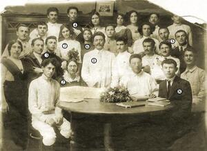 Gymnasia's First Graduating Class, 1913 Gymnasia's First Graduating Class, 1913
