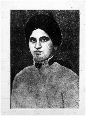 Greyscale portrait of Sara Schenirer